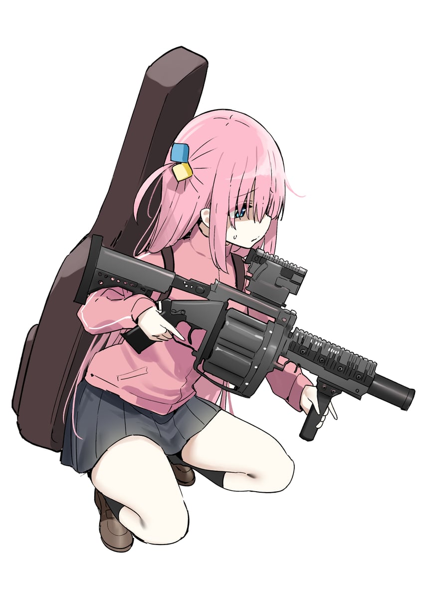 gotoh hitori (bocchi the rock! and 1 more) drawn by sky-freedom