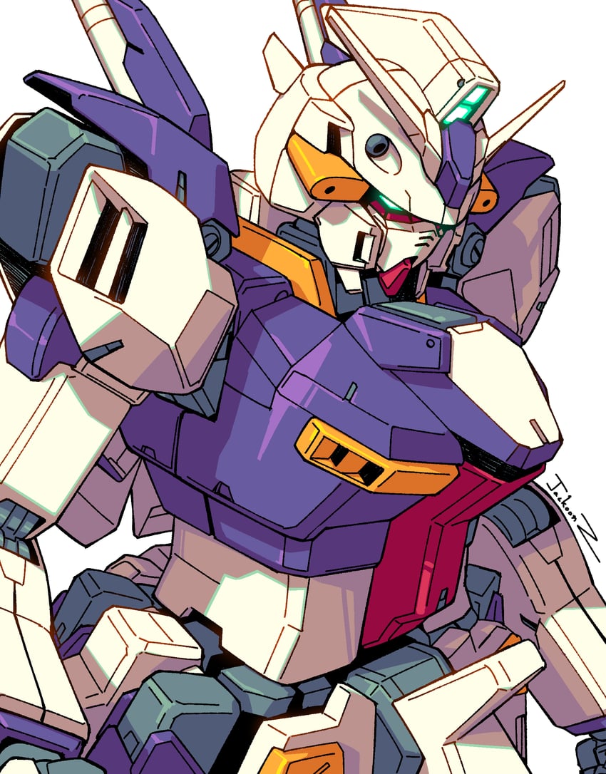 gundam kestrel (gundam and 2 more) drawn by jackoonz