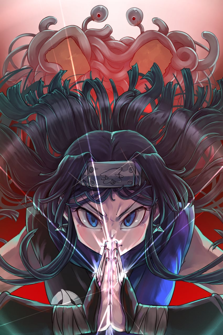 mogami shizuka and flying spaghetti monster (idolmaster and 2 more) drawn by hold111