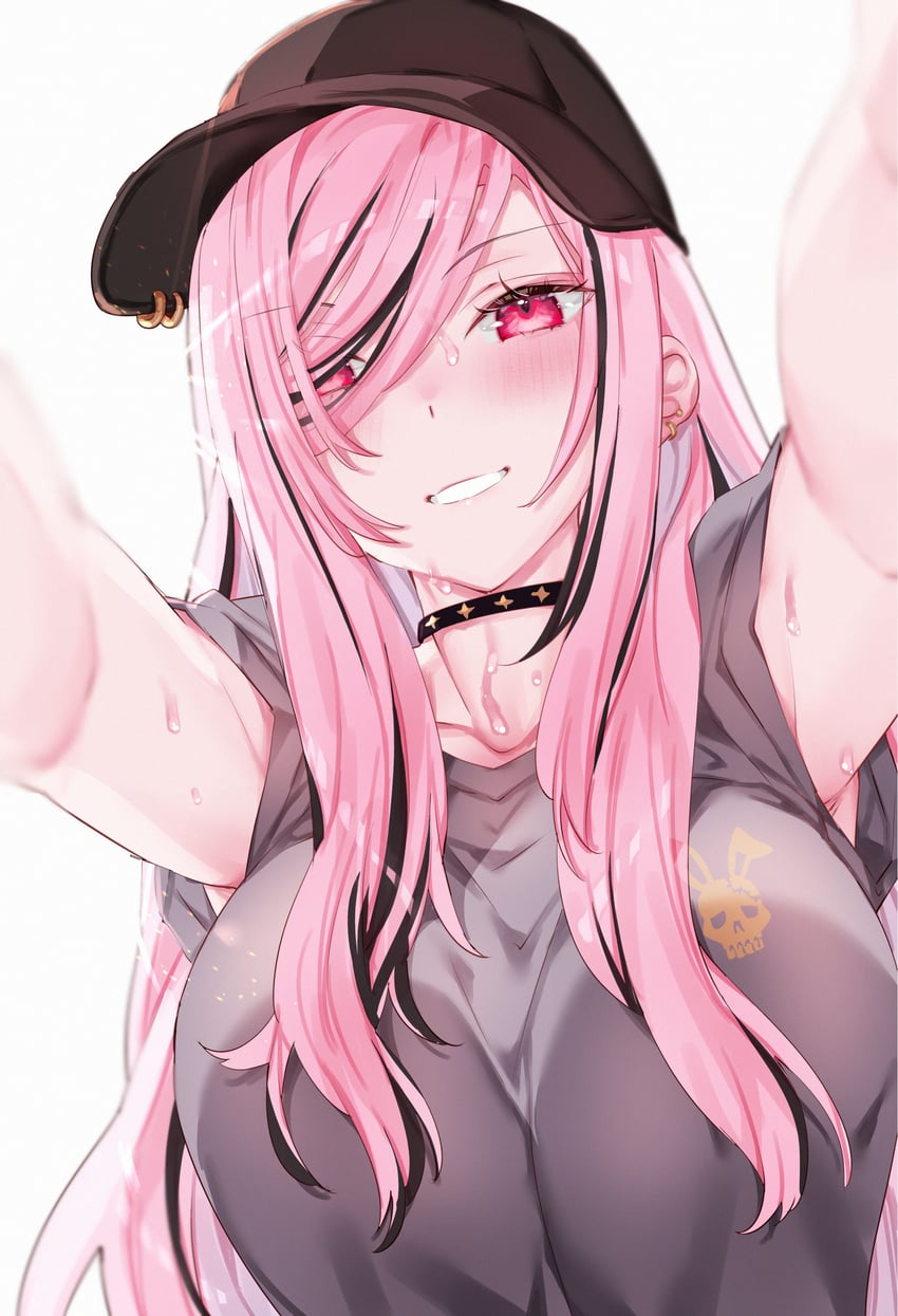 mori calliope (hololive and 1 more) drawn by kamiya_maneki