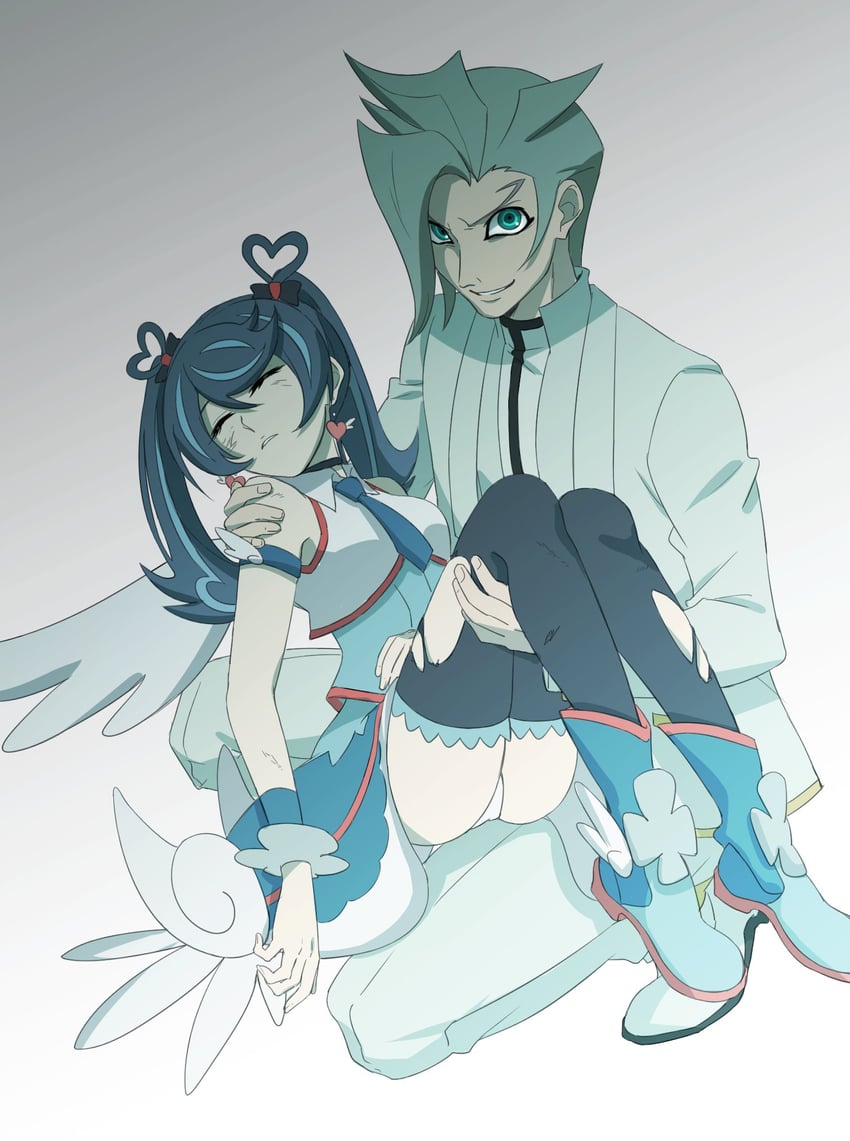 zaizen aoi, blue angel, and spectre (yu-gi-oh! and 1 more)