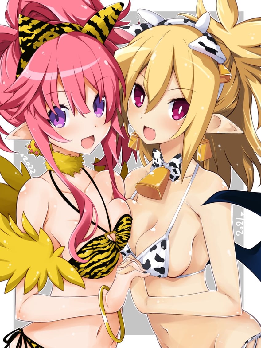 rozalin and seraphina (disgaea and 2 more) drawn by iwashi_dorobou_-r-