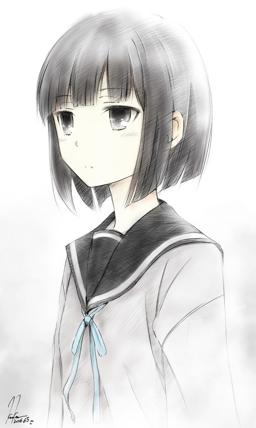 tanaka rino (tanaka-kun wa itsumo kedaruge) drawn by kem_kem