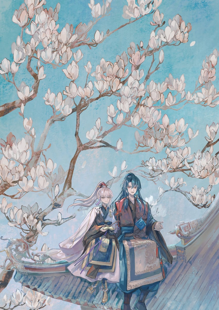 archer and zheng chenggong (fate and 1 more) drawn by miean_(xieji081)
