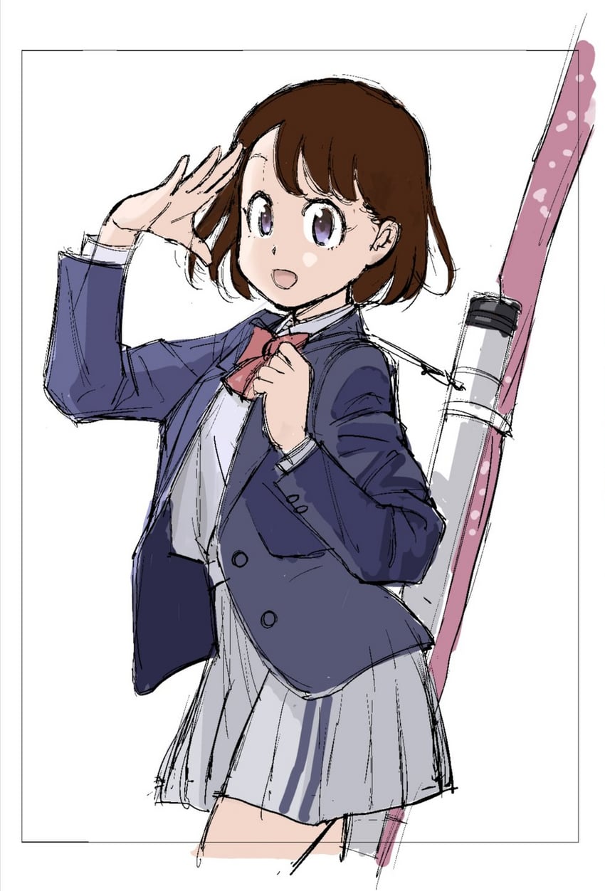 sakimiya satsuki (sakimiya senpai no kyujitsu) drawn by amano_saku
