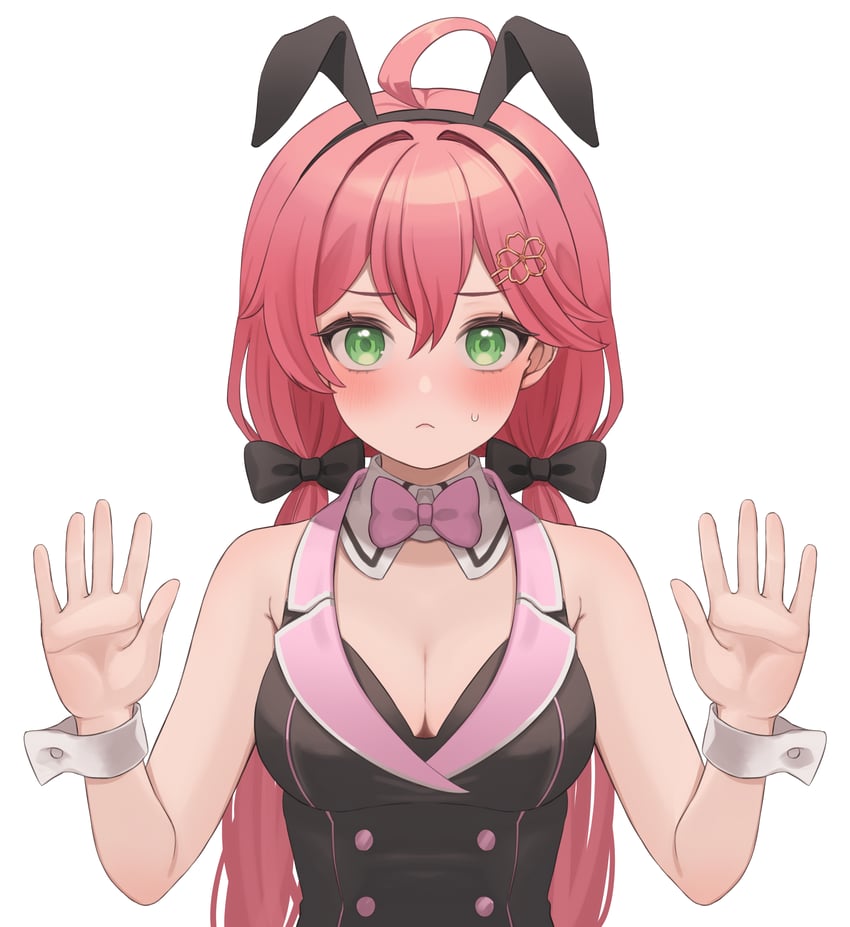 sakura miko (hololive and 1 more) drawn by hanazawa_ma