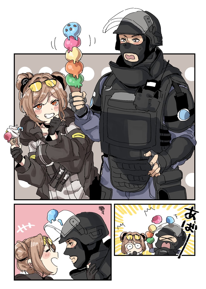 p90 and rook (girls' frontline and 1 more) drawn by sanso_(kasyawamoti)