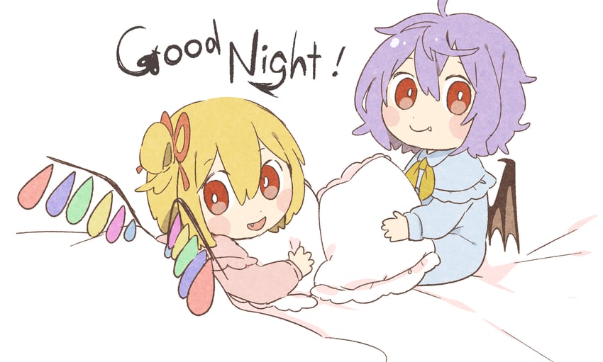 remilia scarlet and flandre scarlet (touhou) drawn by citrus_(place)