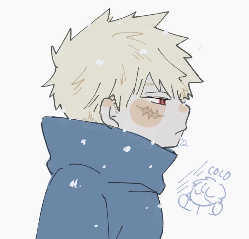bakugou katsuki and todoroki shoto (boku no hero academia) drawn by o_y85_o