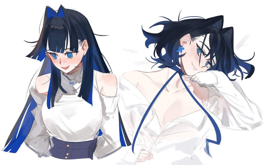 ouro kronii (hololive and 1 more) drawn by eus_ing