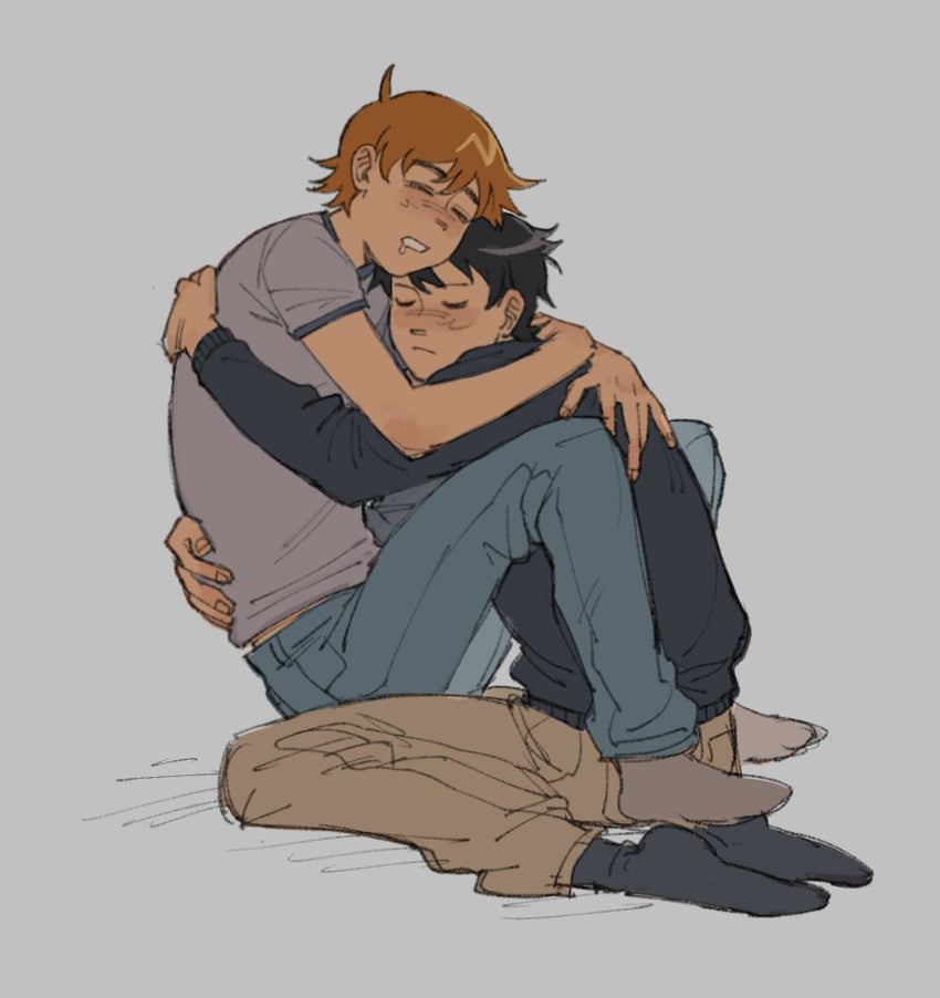 scott pilgrim and wallace wells (scott pilgrim) drawn by sushiisiu