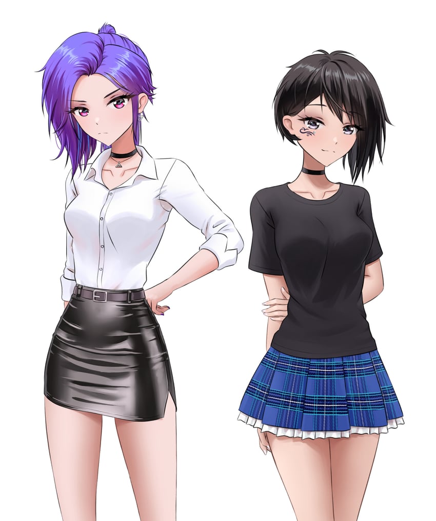 umi shimizu and iris summer (umi and iris) drawn by leo_queval