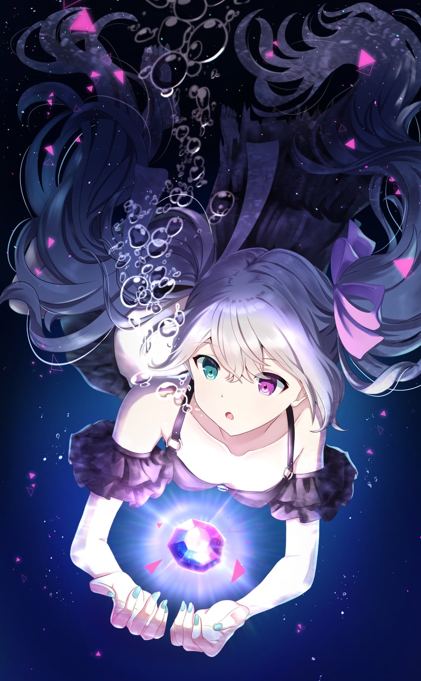 hatsune miku and 25-ji miku (vocaloid and 1 more) drawn by itogari