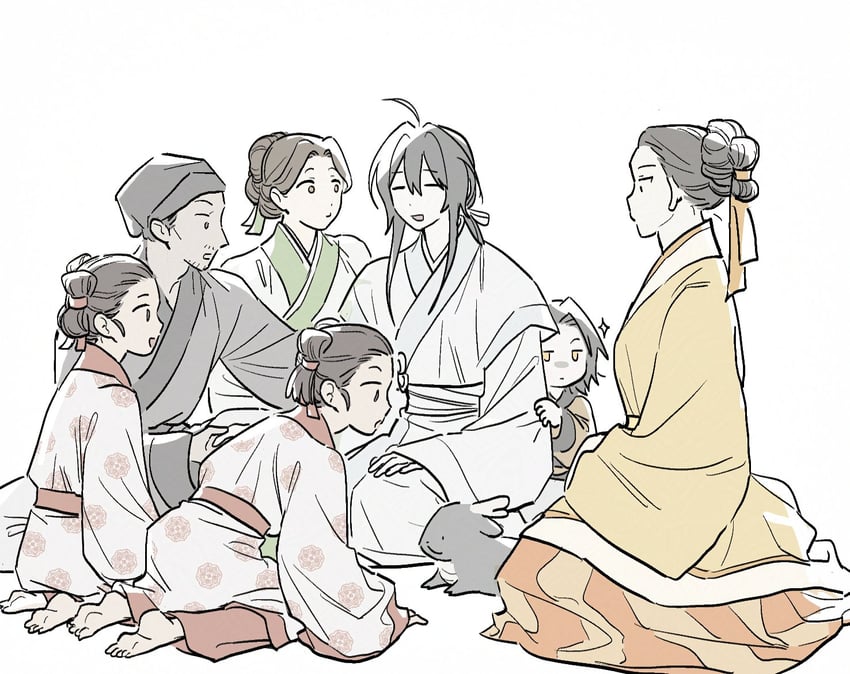seol young, zaha, and oni (jinhongi) drawn by bakku_(fspz4427)