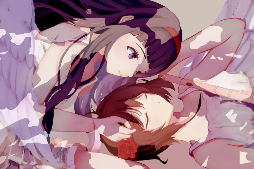 kinomoto sakura and daidouji tomoyo (cardcaptor sakura) drawn by kouqiang_l
