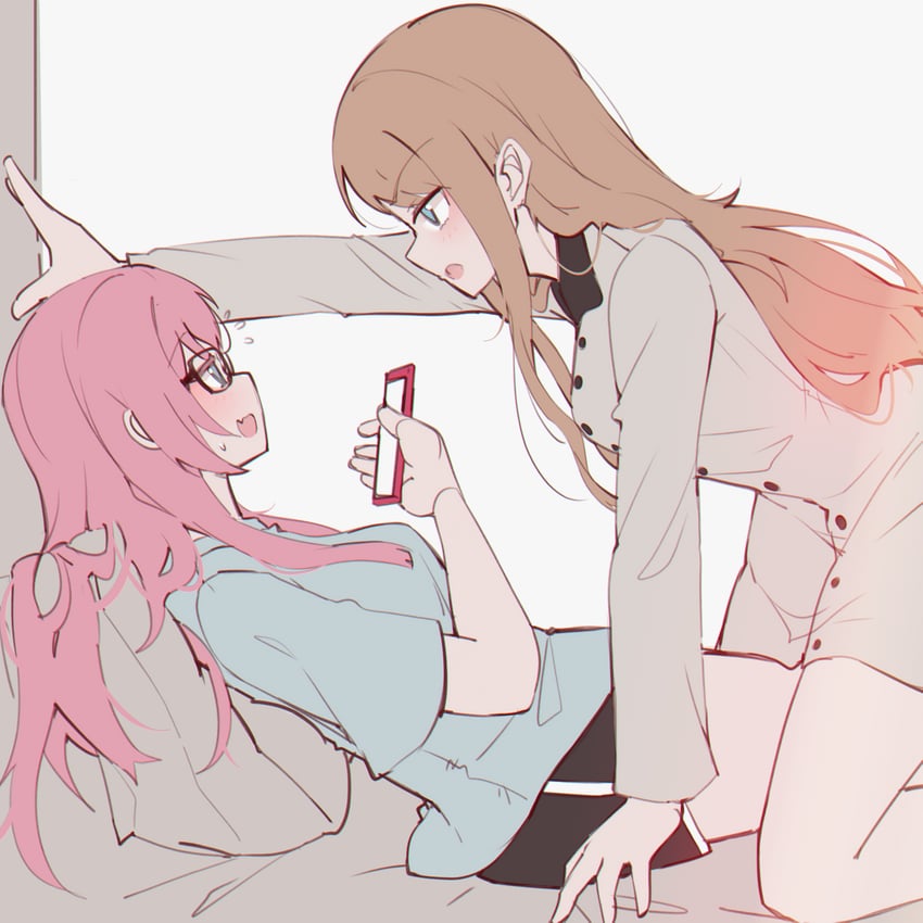 chihaya anon and nagasaki soyo (bang dream! and 1 more) drawn by mizzterbii