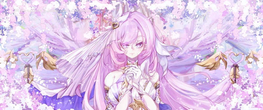 elysia (honkai and 1 more) drawn by su_you