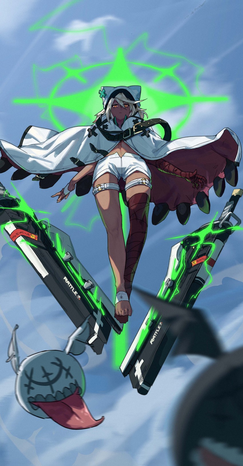 ramlethal valentine and lucifero (guilty gear and 1 more) drawn by 90poder