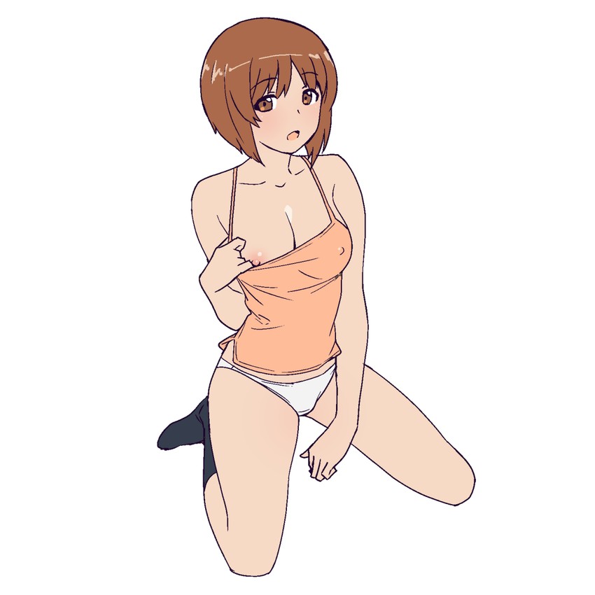 nishizumi miho (girls und panzer) drawn by onsen_tamago_(hs_egg)