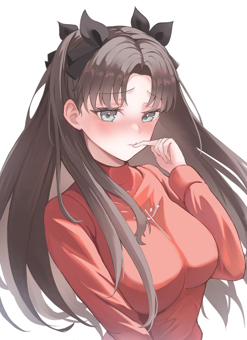 tohsaka rin (fate and 1 more) drawn by aisu_(88)