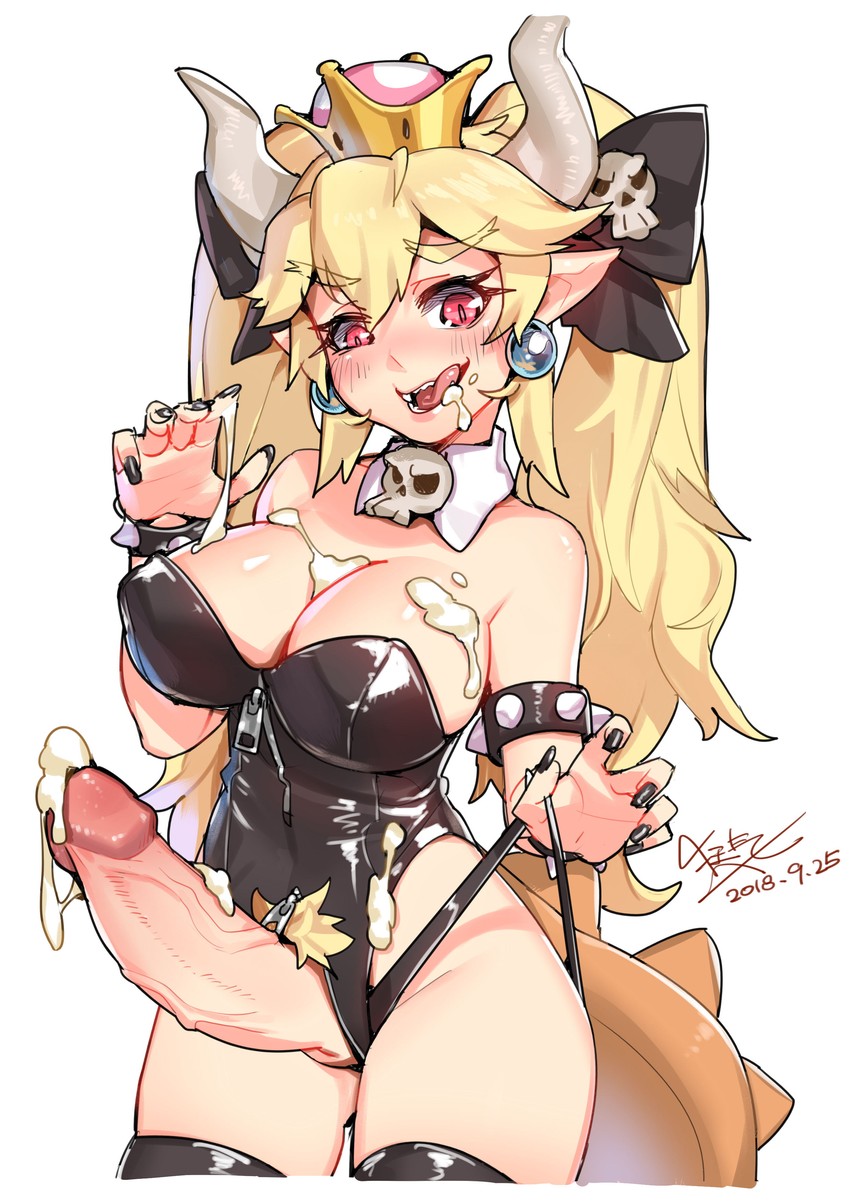 bowsette (mario and 1 more) drawn by trevor25527766