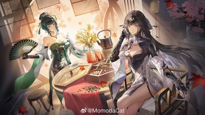 qu, hanying, hanying: zitherwoe, and qu: shukra (punishing: gray raven) drawn by momodacat