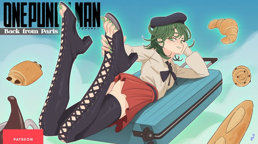 tatsumaki (one-punch man) drawn by mohoshadream