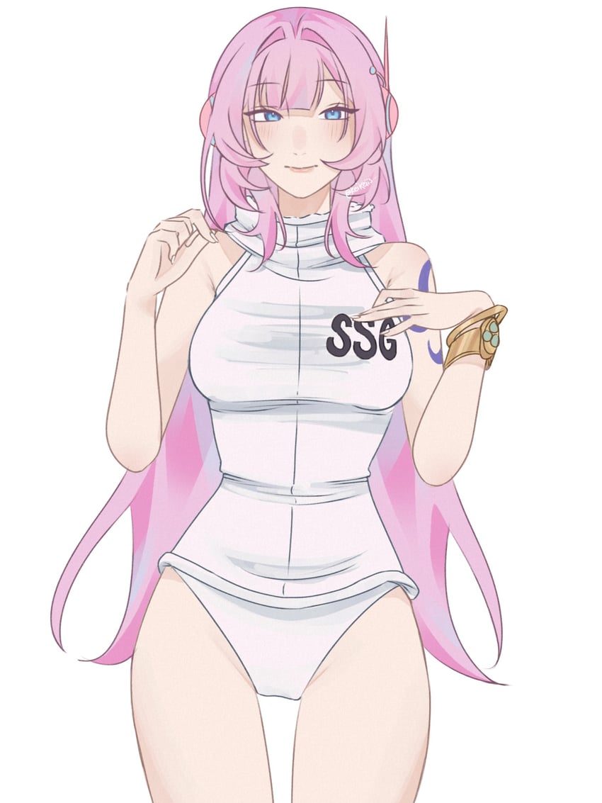 nami and elysia (honkai and 2 more) drawn by keikeiis