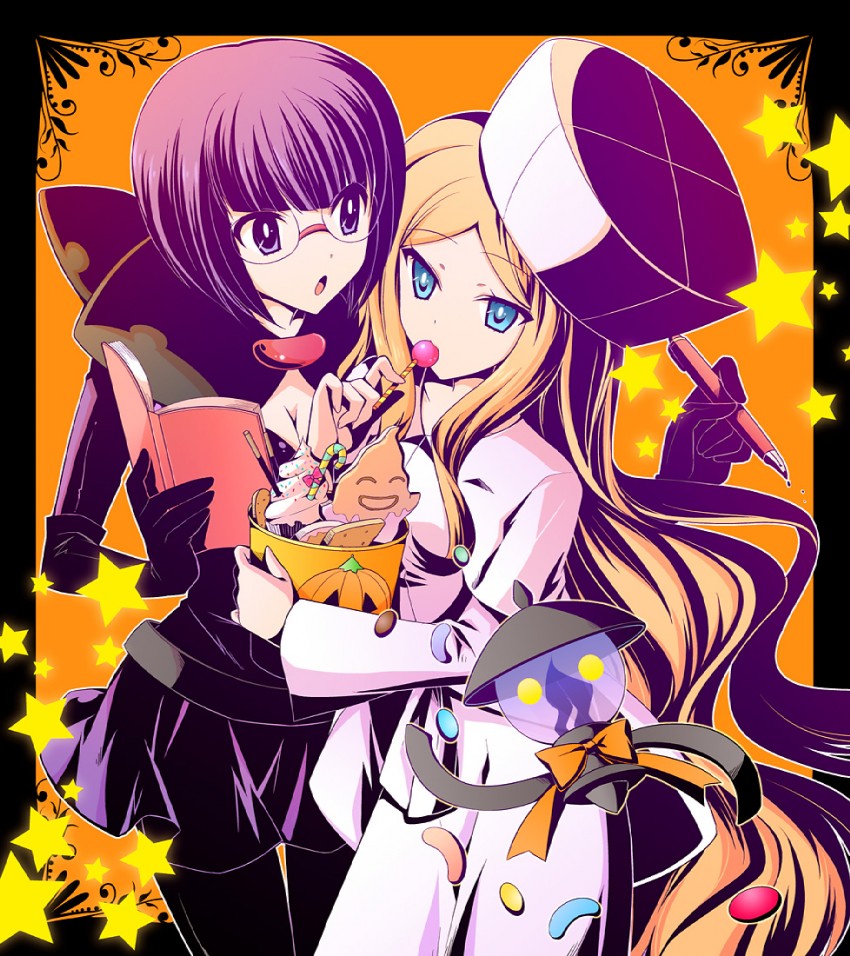 caitlin, shauntal, and lampent (pokemon and 1 more) drawn by nu_(ukskuj)