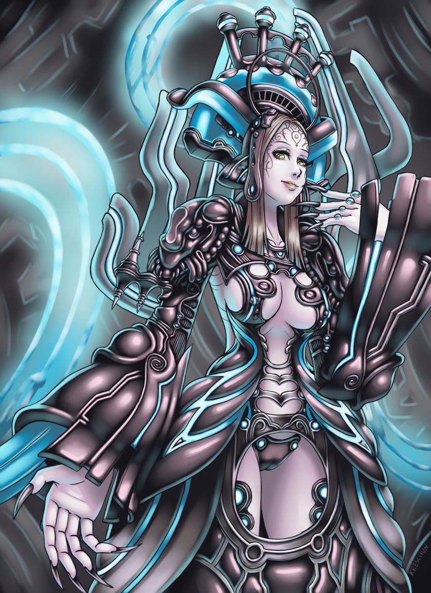 meyneth (xenoblade chronicles and 1 more) drawn by kreschun