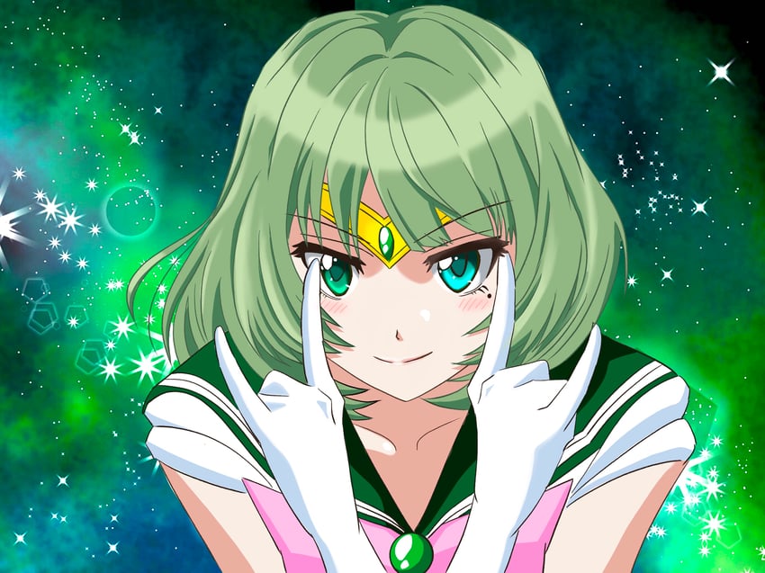 takagaki kaede and sailor jupiter (idolmaster and 3 more) drawn by hoshii_mikage