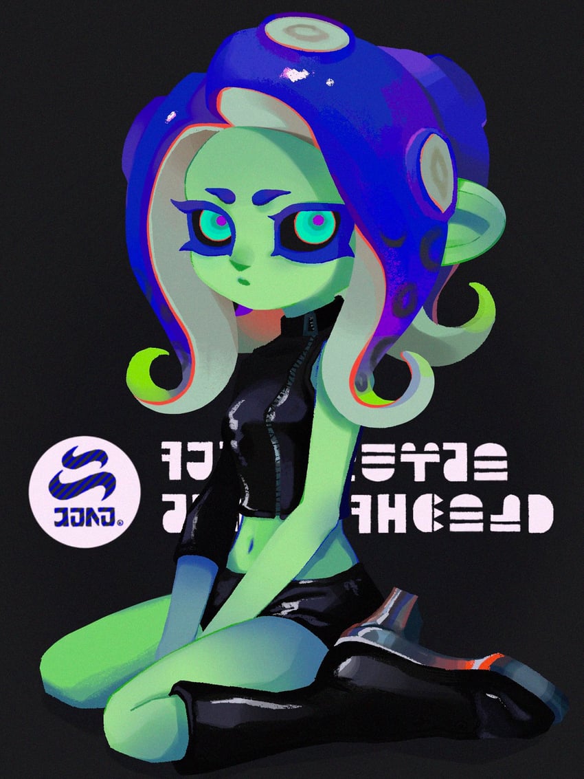octoling player character, octoling girl, and agent 8 (splatoon and 2 more) drawn by ka1_(k4k37)
