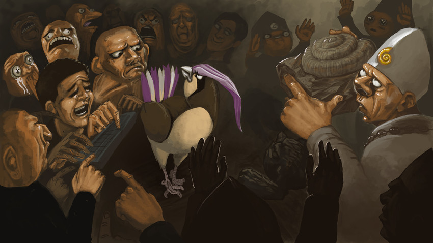 pidgeotto and geodude (pokemon) drawn by kingaby