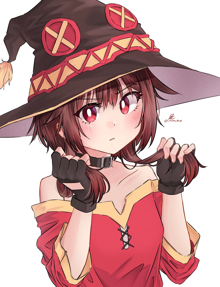 megumin (kono subarashii sekai ni shukufuku wo!) drawn by creates_blue_(megufan)