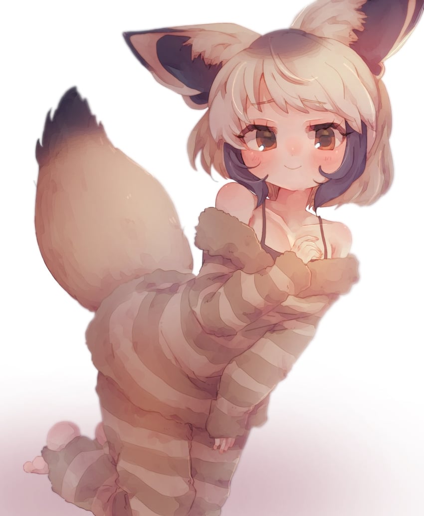 bat-eared fox (kemono friends and 1 more) drawn by seki_mhsk