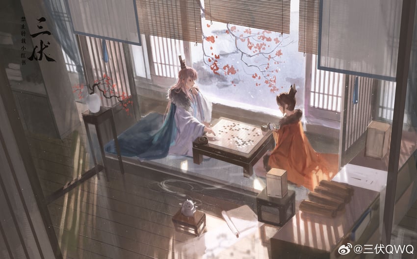 guanglingwang and yuan ji (code: kite) drawn by sanfu_qwq