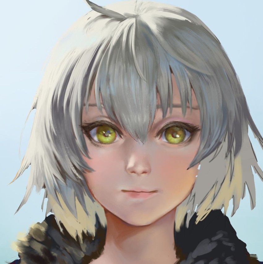 jeanne d'arc alter (fate and 1 more) drawn by nompang