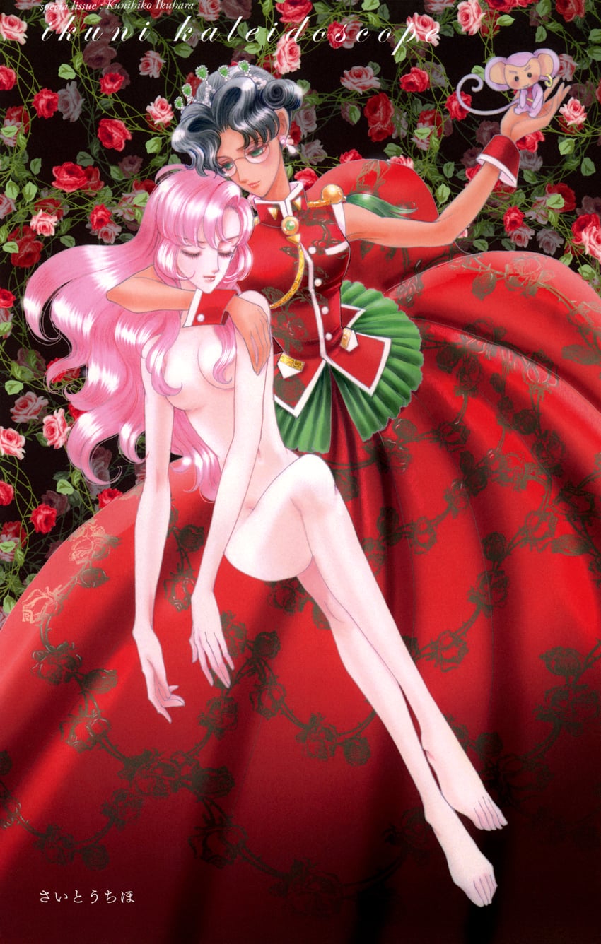 tenjou utena, himemiya anthy, and chu chu (shoujo kakumei utena) drawn by saitou_chiho