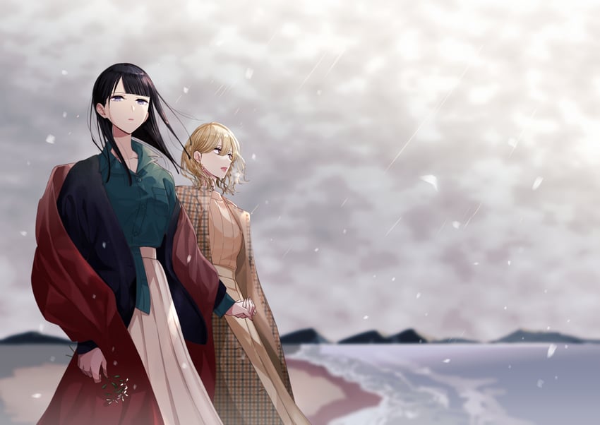 sakikawa sena and mamiya kiku (ane no shin'yuu watashi no koibito) drawn by fujimatsu_mei