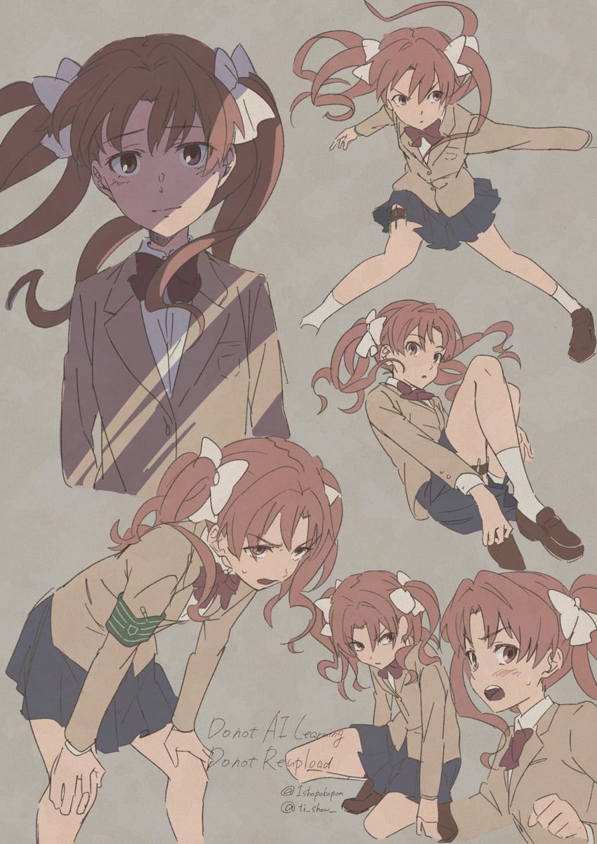 shirai kuroko (toaru majutsu no index and 1 more) drawn by isshou
