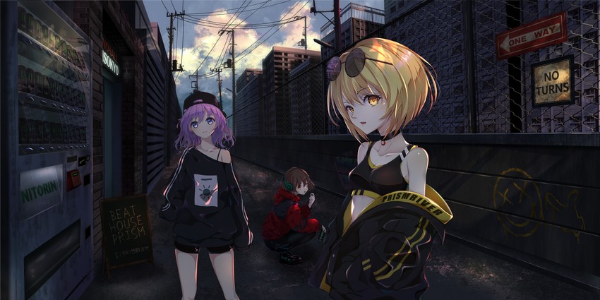 lunasa prismriver, merlin prismriver, and lyrica prismriver (touhou) drawn by yamanakaume