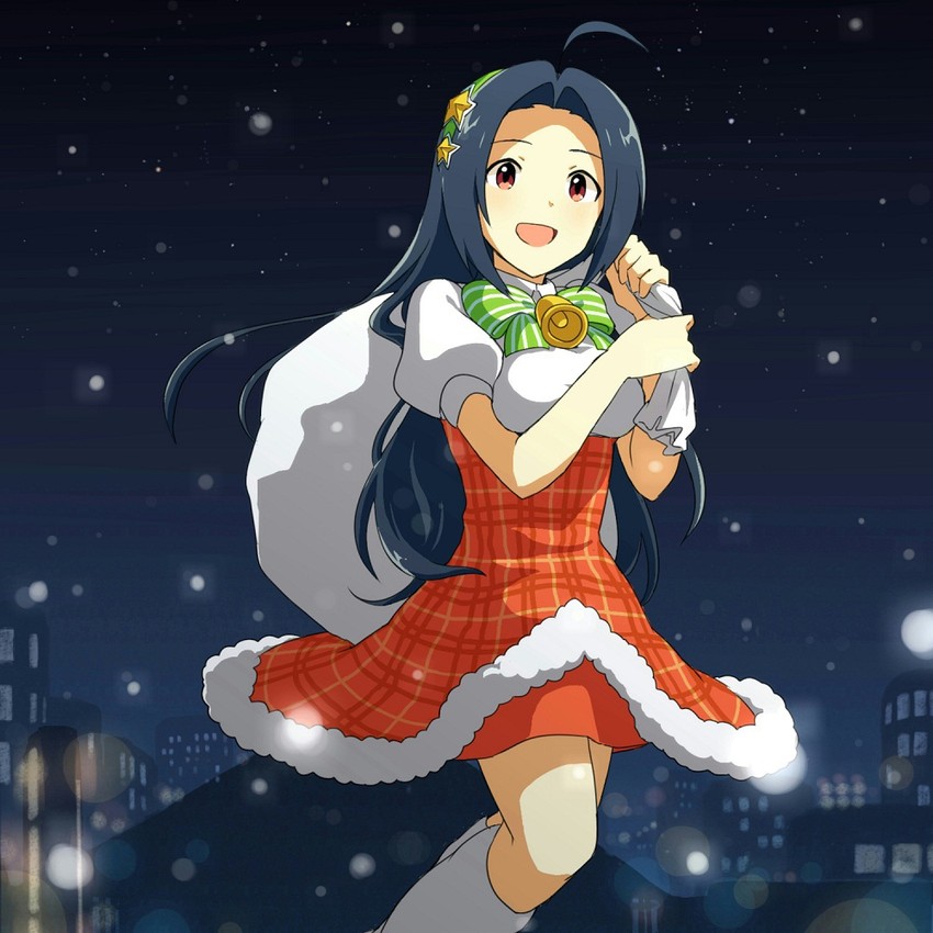 miura azusa (idolmaster and 1 more) drawn by bokkotebukuro