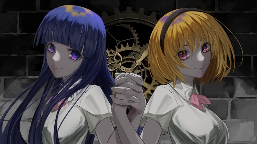 furude rika and houjou satoko (higurashi no naku koro ni and 1 more) drawn by mimamimuuu