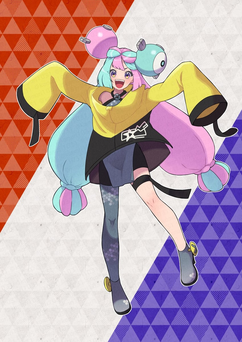 iono (pokemon and 1 more) drawn by komoten_(yuigadokusontei)