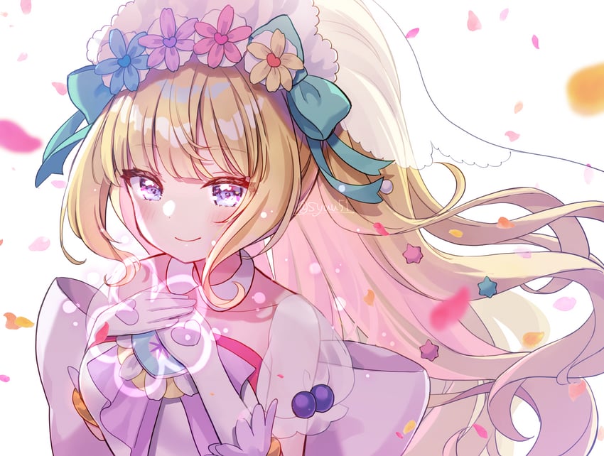 kasai amane and cure finale (precure and 1 more) drawn by hiiragi_syuu
