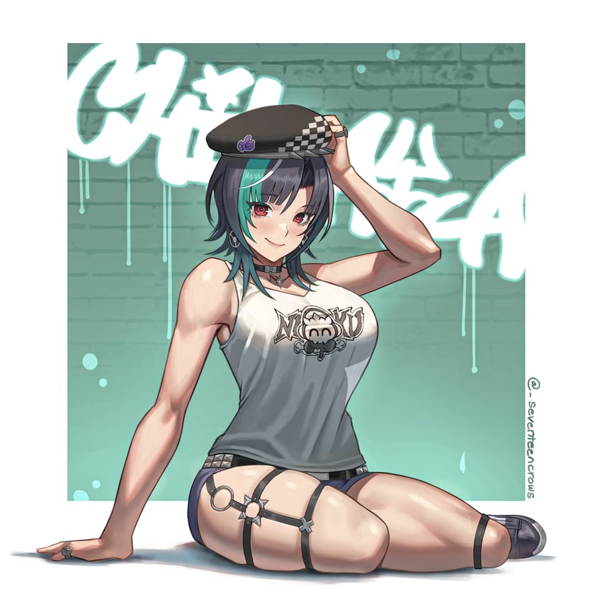 rindo chihaya (hololive and 1 more) drawn by seventeencrows