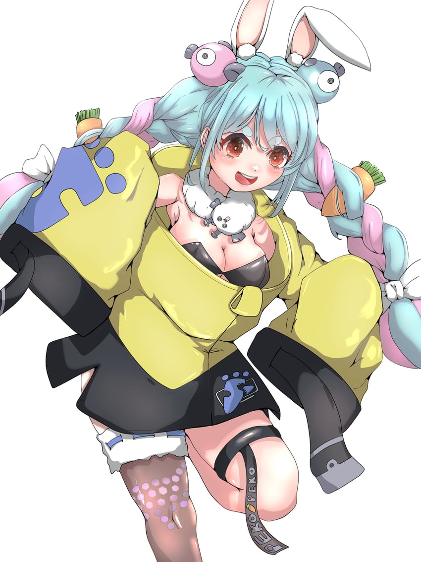 usada pekora and iono (pokemon and 2 more) drawn by akasakashigure