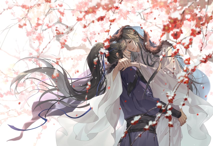 shen zechuan and xiao chiye (qiang jin jiu) drawn by enedloss