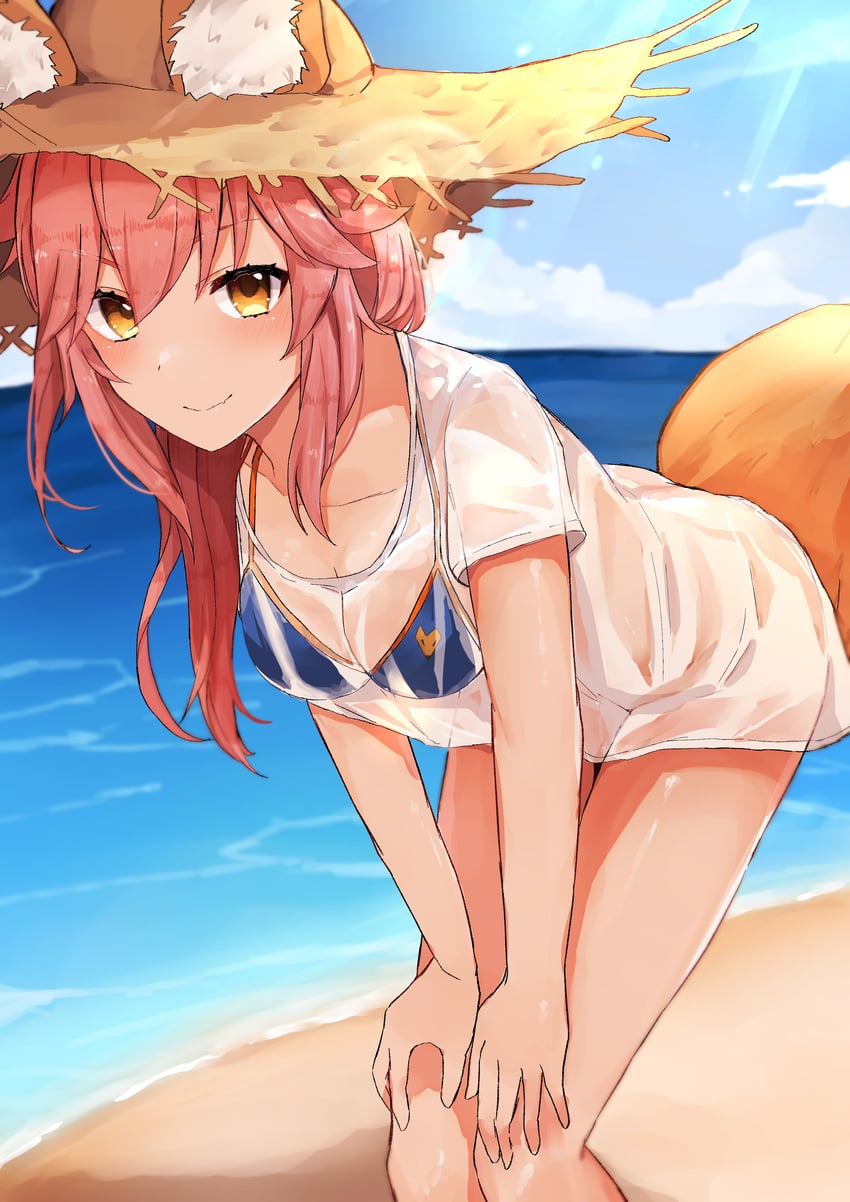 tamamo and tamamo no mae (fate and 1 more) drawn by yozakura_rakuza