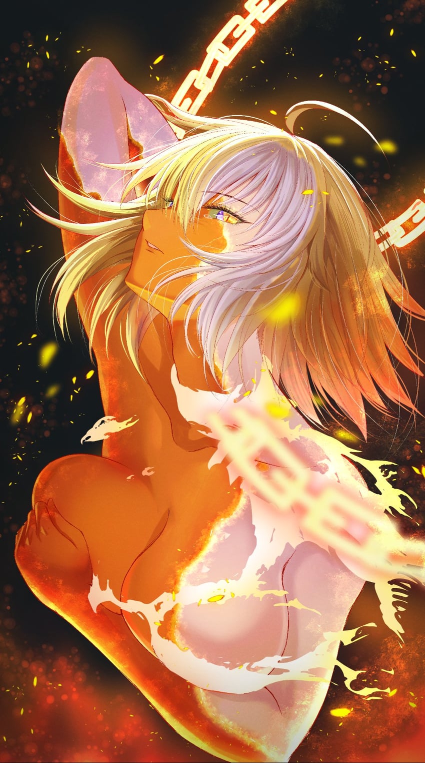 jeanne d'arc alter and jeanne d'arc (fate and 1 more) drawn by penguintake